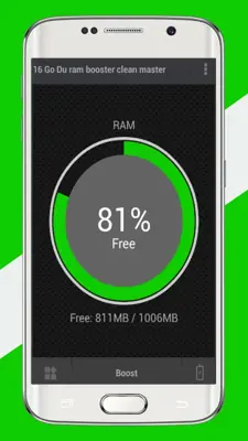 16 Go ram booster android App screenshot 2